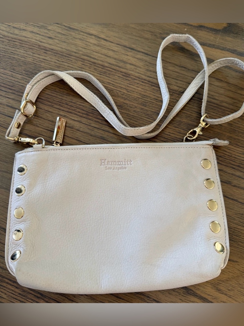 Hammitt Los Angeles Nash medium crossbody/clutch - cream